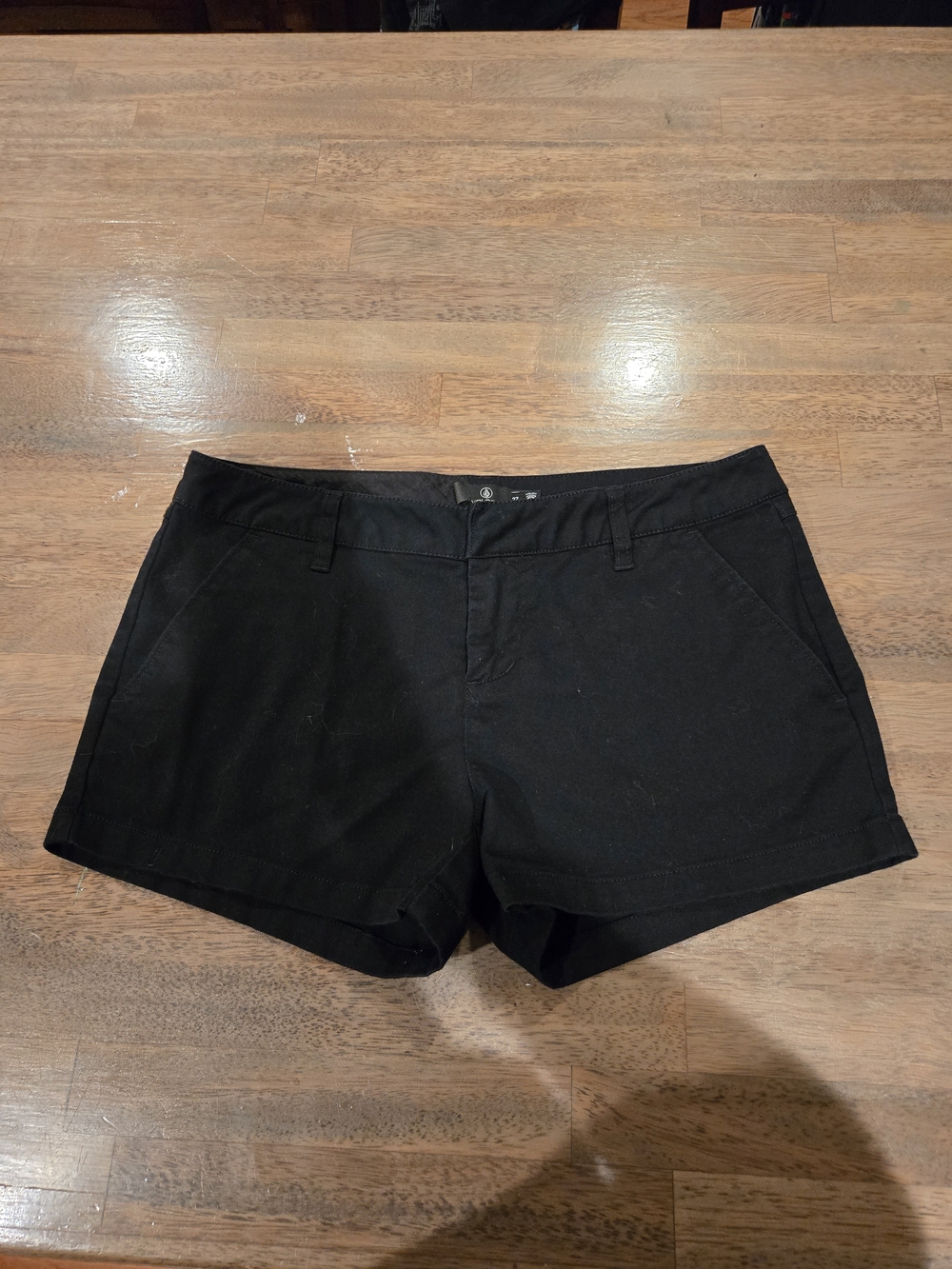Black Women's Casual Stretch Shorts - Volcom